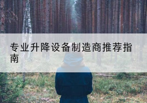 惠东电动剪叉升降平台厂家-专业升降设备制造商推荐指南